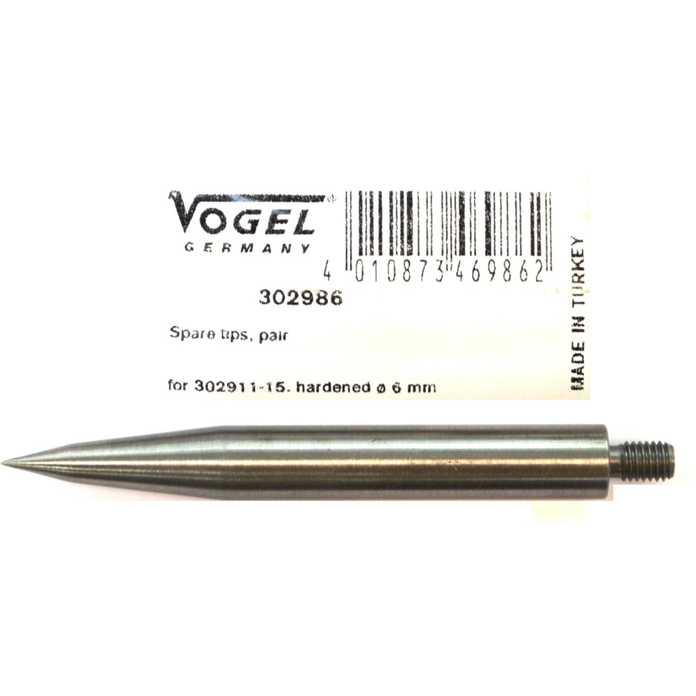 Изображение товара Комплект запасных колков для штангенциркуля Vogel 302986 закаленная сталь