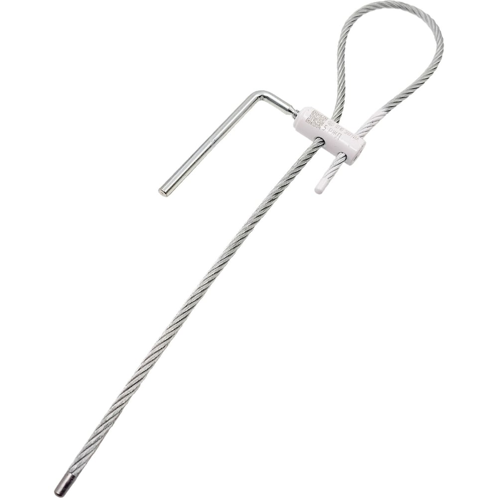 Изображение товара Запорное устройство ТРАНС ПЛОМБИР TP40 1 Трос 500 мм диаметр 5,2 мм белый