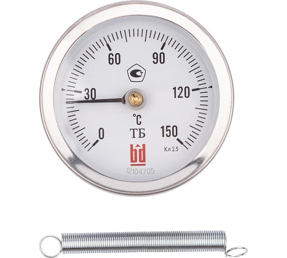 Изображение товара Термометр биметаллический BD ТБ 30.010 (0-150С), кл.2,5 1161001047
