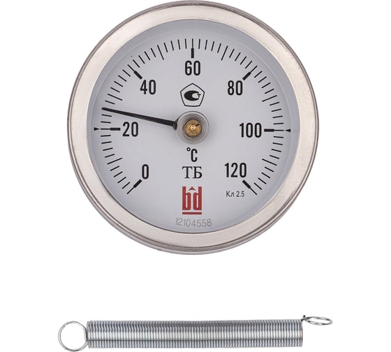 Изображение товара Термометр биметаллический BD ТБ 30.010 (0-120С), кл.2,5 1161001046