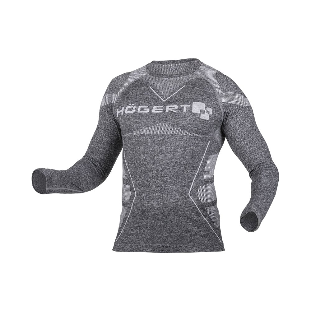 Изображение товара Термоуплотненная бесшовная кофта HOEGERT TECHNIK OSTE графит 3XL-4XL