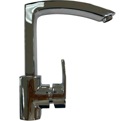 Изображение товара Смеситель однорукий Victoria Ёлка (однорычажный) с боковой ручкой Серия Evrica с высоким носом 81-33