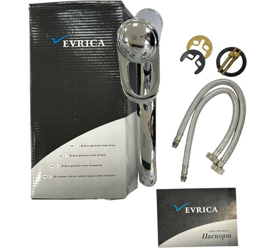 Изображение товара Смеситель однорукий Victoria Ёлка (однорычажный) Серия Evrica LUX Литой нос VITORIA 7872486C