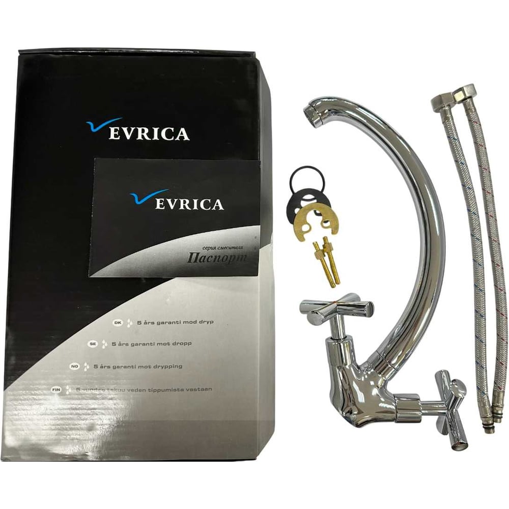 Изображение товара Двухрукий смеситель Victoria Ёлка Evrica 895CROSS-STAR для ванны и раковины