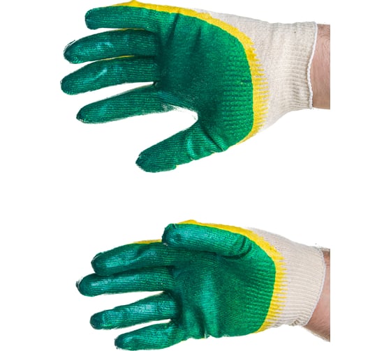 Изображение товара Перчатки СВС ЛАТЕКО-2, х/б, с двойным латексным обливом 1000345