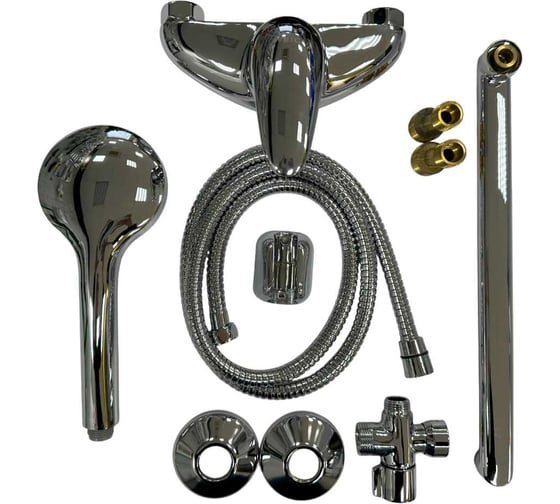 Изображение товара Смеситель однорукий Victoria Evrica (однорычажный) для Ванны Длинный нос EDWARDIAN 2741241C-40F НОС35см 80-69