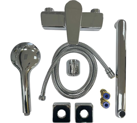 Изображение товара Смеситель однорукий Victoria (однорычажный) для Ванны Длинный нос (шаровой переключатель) Серия Evrica 81-48