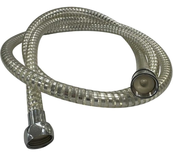Изображение товара Шланг для душа Victoria Evrica имп/имп хром/прозрачный пластик 1,75м (в блистере) 21-175