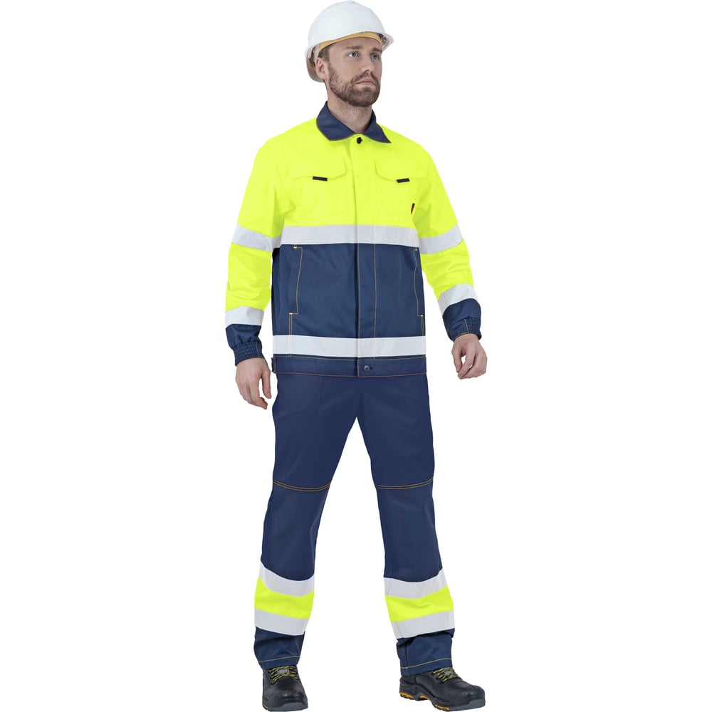 Изображение товара Костюм защитный ГК Спецобъединение БРАЙТ 3 класс водоотталкивающий желто-синий