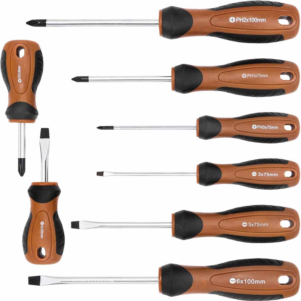 Изображение товара Набор отверток FORSTIME FT-7008B 8 предметов полупрофессиональный