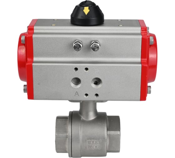 Изображение товара Кран шаровой DN.ru КШМП.316.230-ISO Ду32 Ру63 с пневмоприводом D160-11288