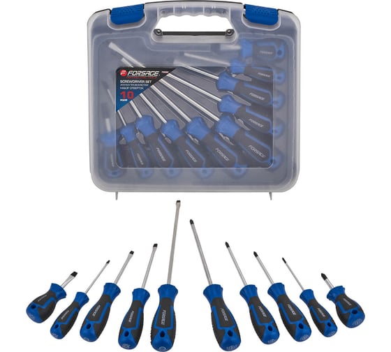 Изображение товара Отвертки Forsage набор 10 предметов F-7008С(65968)