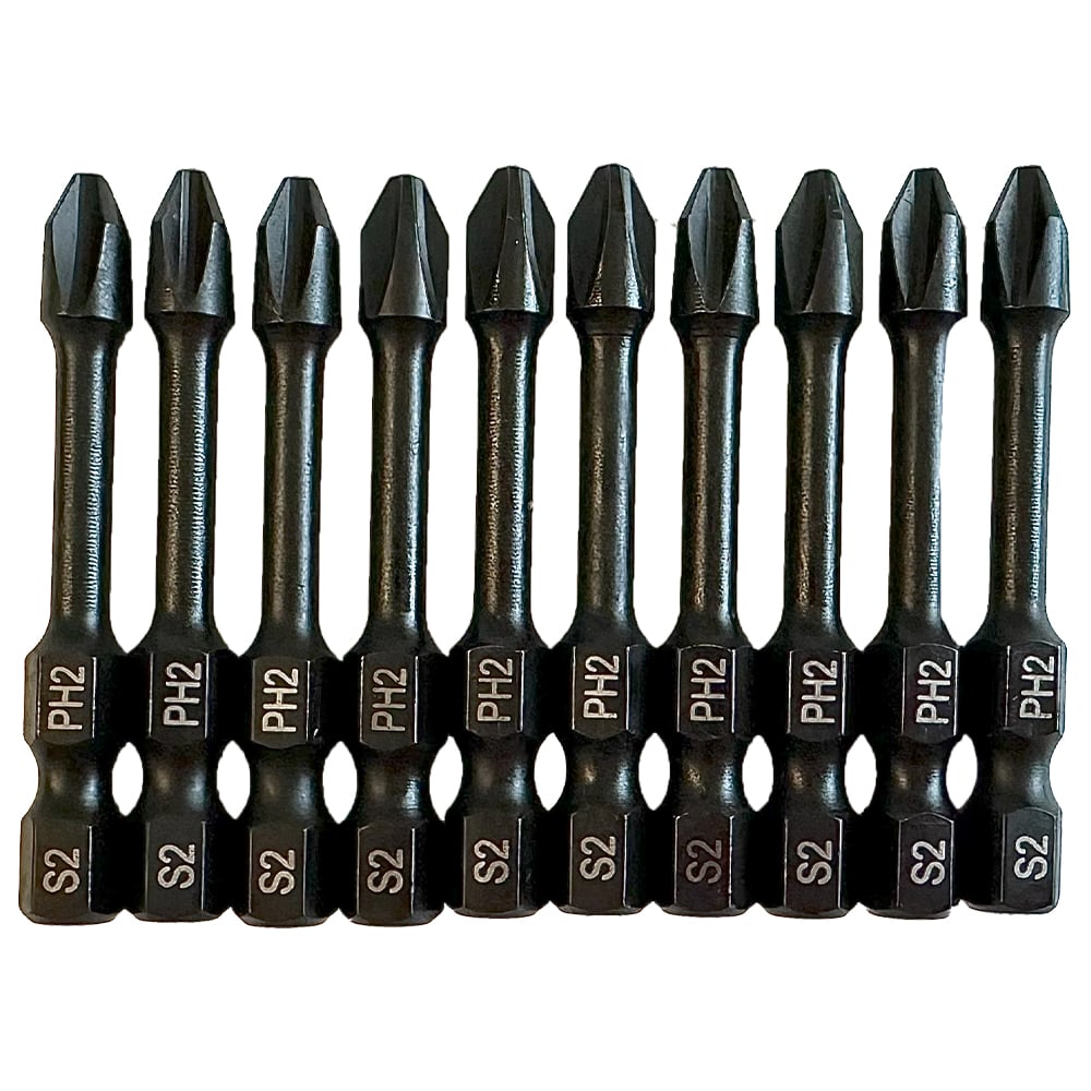 Изображение товара Магнитная ударная битa PH 2x50 мм для шуруповерта удобная и долговечная