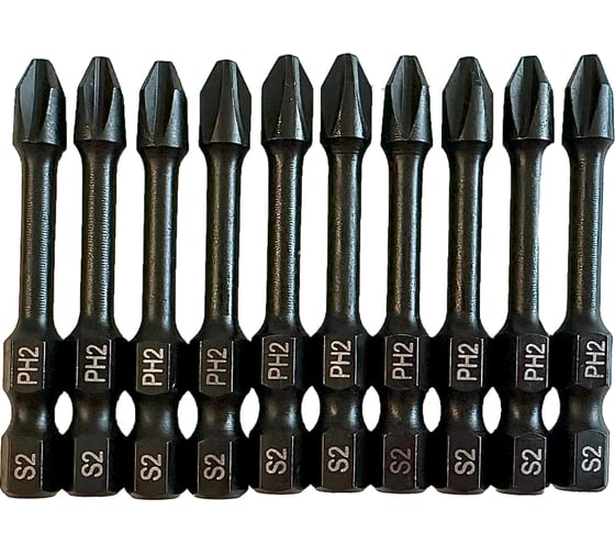 Изображение товара Бита PH 2x50 мм магнитная ударная Стройштуки УТ-00042653 УТ-00042905