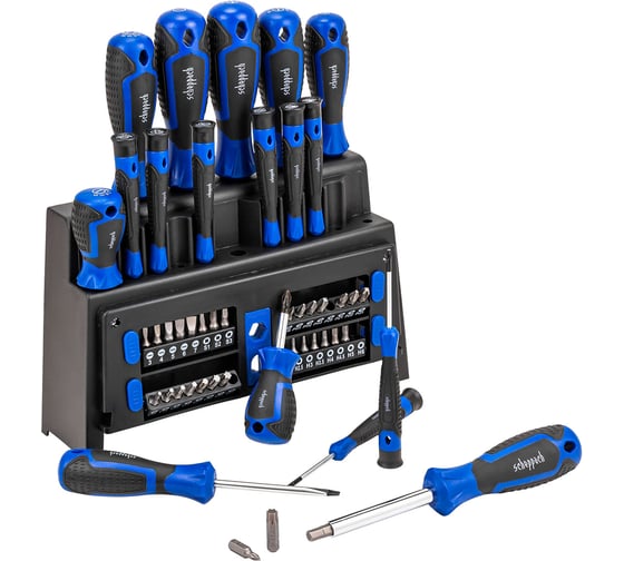 Изображение товара Отвертки в комплекте с битами Scheppach набор 50 предметов Sch-7050B(66033)