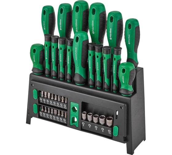 Изображение товара Отвертки в комплекте с битами Rockforce набор 39 предметов RF-7039(66008)