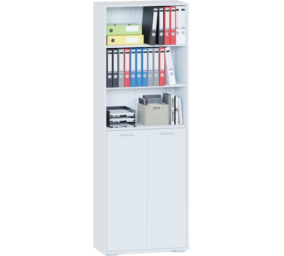 Изображение товара Стеллаж СОКОЛ белый ШУ-353, состоит из 2-х упаковок 00-00016321