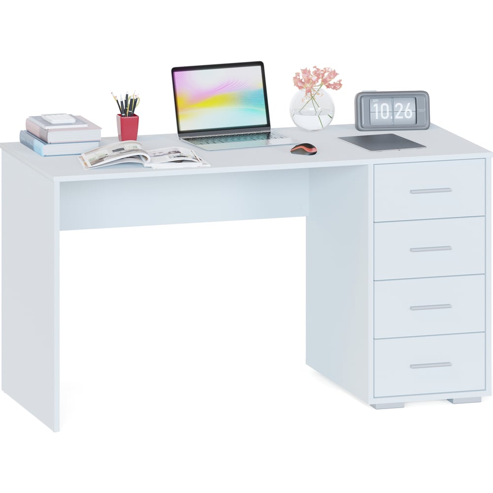 Изображение товара Стол письменный СОКОЛ белый СПм-354 00-00016309