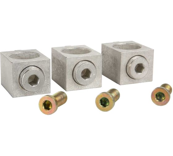 Изображение товара Комплект зажимов для присоединения КЭАЗ 1 кабеля, OptiMat, D400, D630 320-630А-УХЛ3, 3 шт 318011