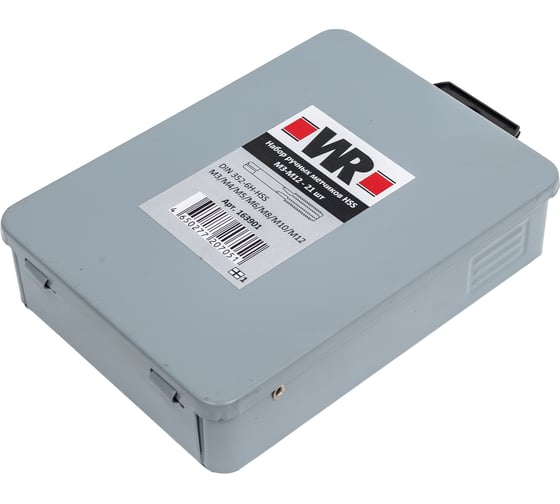 Изображение товара Набор метчиков Wurth DIN352 HSS М3 М12, 21 шт 163901 092 1