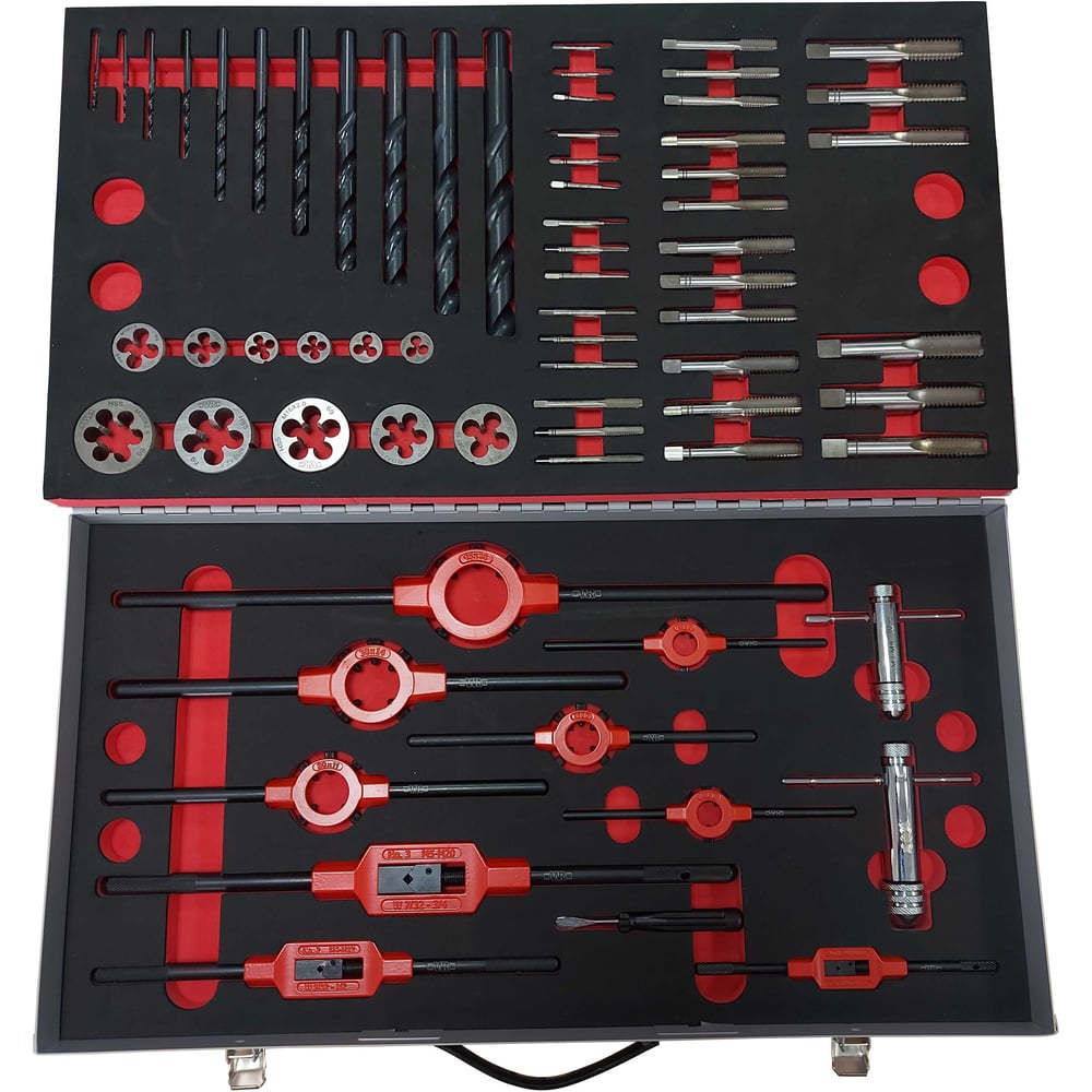 Изображение товара Набор для нарезания резьбы Wurth M3-M20 67 шт высококачественный полупрофессиональный