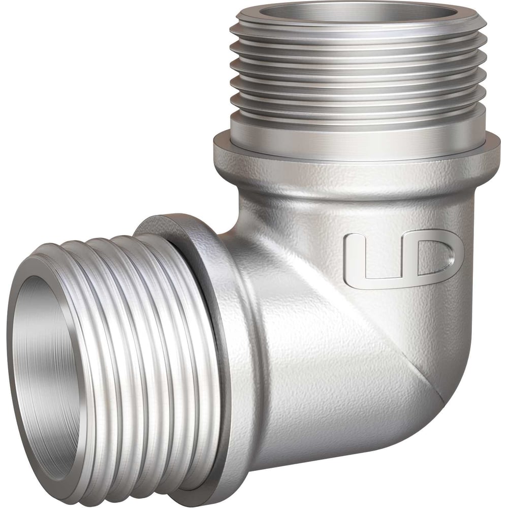 Изображение товара Угол LD Pride 90 г, DN20 (3/4) НР/НР латунь никель