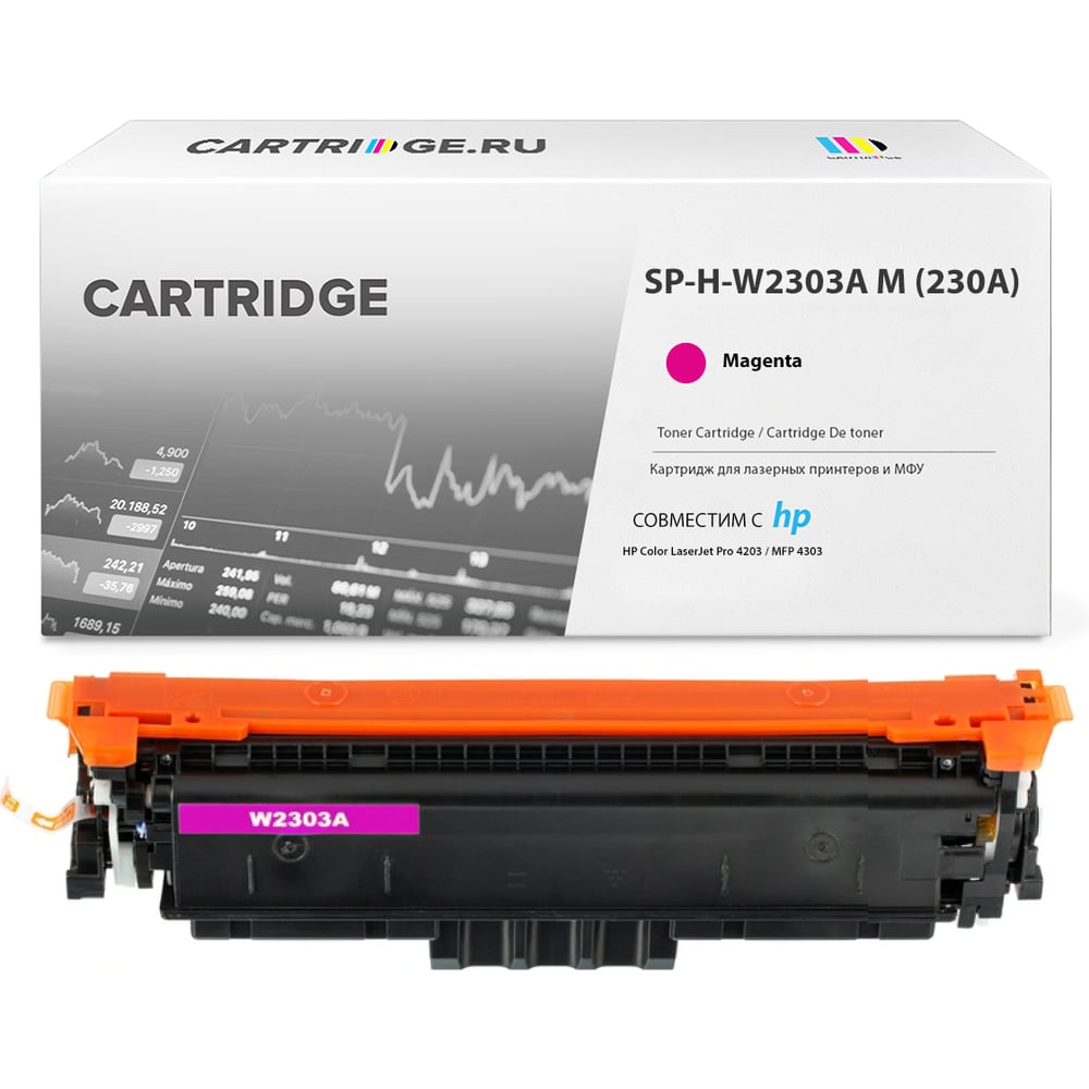 Изображение товара Картридж Solution print SP W2303A 230A для HP пурпурный с чипом 1800 страниц