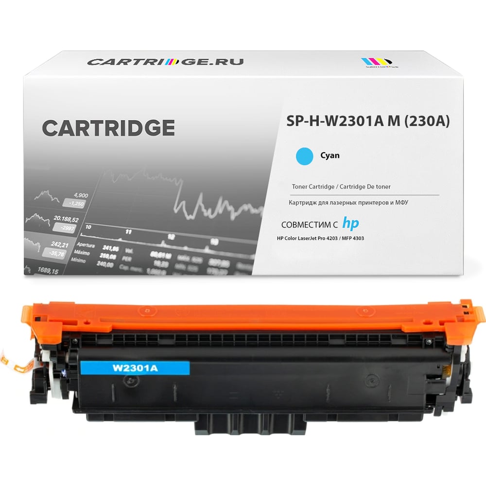 Изображение товара Картридж Solution print SP W2301A (230A) для HP (голубой, с чипом, 1800 стр.) 357359 Изображение товара Картридж Solution print SP W2301A (230A) для HP (голубой, с чипом, 1800 стр.) 357359