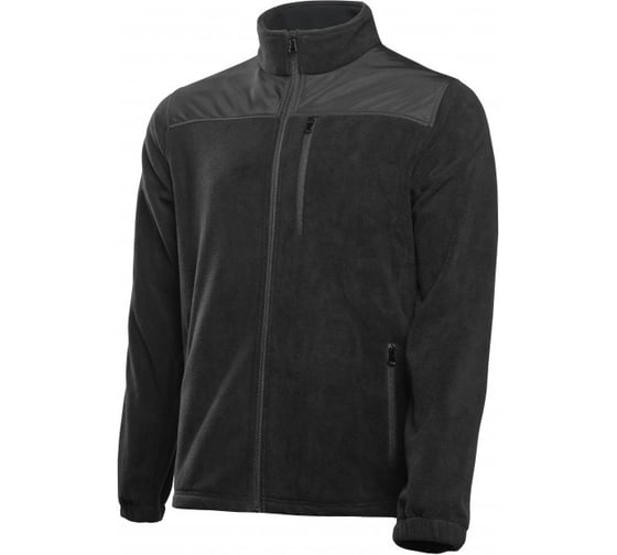 Изображение товара Флисовая толстовка HOEGERT TECHNIK HOEGERT EZRA с OXFORD черная 4XL (60) HT5K906-4XL