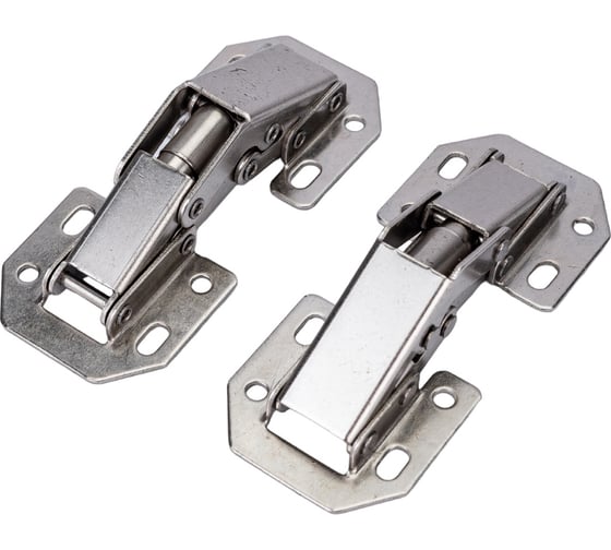 Изображение товара Мебельная петля быстрого монтажа Левша 80 мм, 2 шт. У8-9279