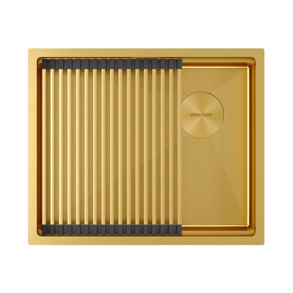 Изображение товара Мойка Paulmark NEXT-PRO 54 UNI нержавеющая сталь золото 540x450мм