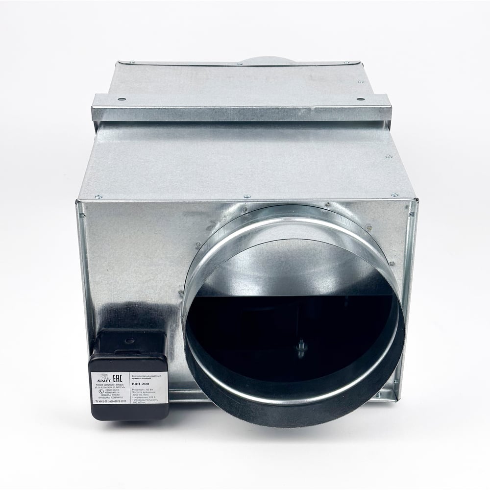 Изображение товара Канальный вентилятор KRAFTAIR ВКП-125 350 м³/ч IP44 для круглых воздуховодов
