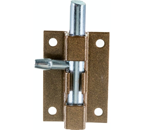 Изображение товара Прямоугольная задвижка Левша ШП-40 коричневый/цинк У1-2649.КМЦ