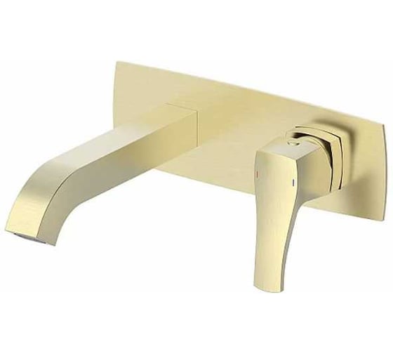 Изображение товара Смеситель для раковины встраиваемый Wonzon & Woghand FLEX брашированное золото WW-88869072-BG