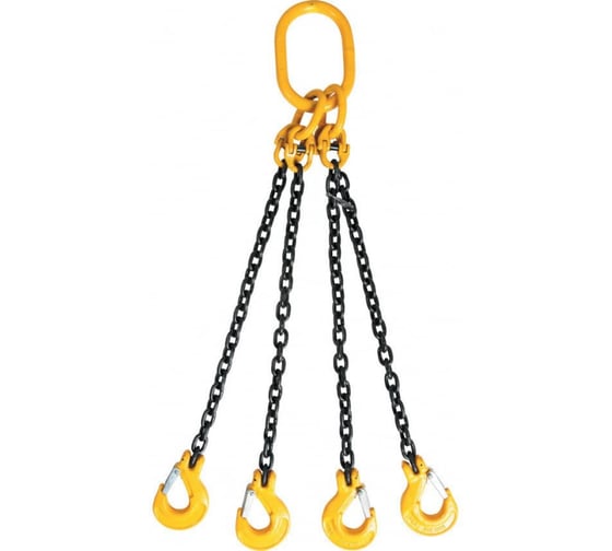 Изображение товара Цепной четырехветвевой строп ТРАСТ 4СЦ 4,3 т, 5000 мм, 8 класс 4687201915553