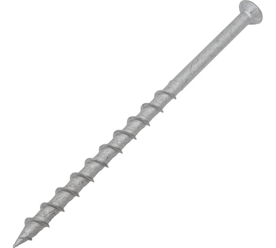Изображение товара Шуруп для пенобетона Rusconnect GS 08140 8x140 мм, потайная головка, TORX, белый цинк, 50 шт. 610814