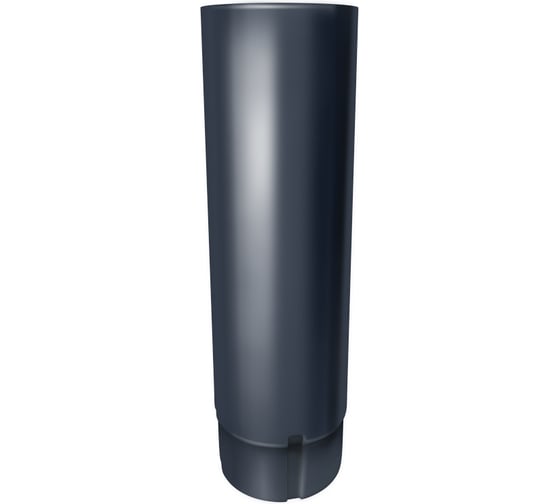 Изображение товара Труба круглая Grand Line GL PU 90 мм 3 м RAL 7024 060160