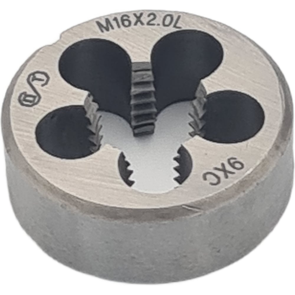 Изображение товара Плашка внутренняя М16x2,0 левая из стали 9ХС, ГОСТ