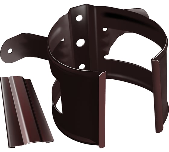 Изображение товара Кронштейн трубы на дерево Grand Line GL PU 90мм RAL 8017 020242