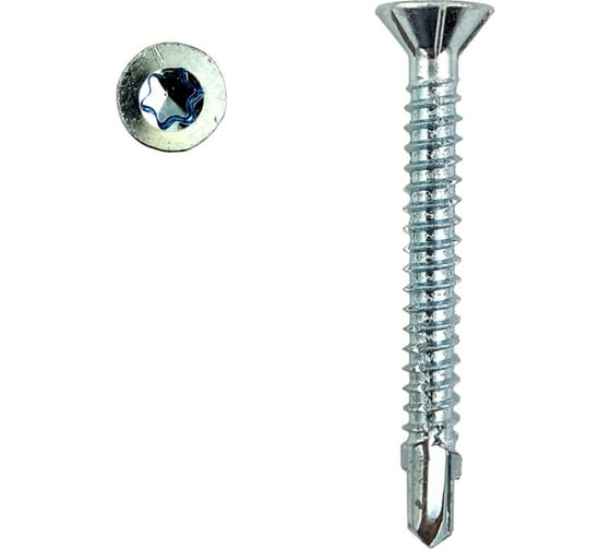 Изображение товара Шуруп флюгель Rusconnect CWM5550  (Flugel, JFL) потай 5,5x50 (200 шт) для крепления дерева к металлу TORX30 315550