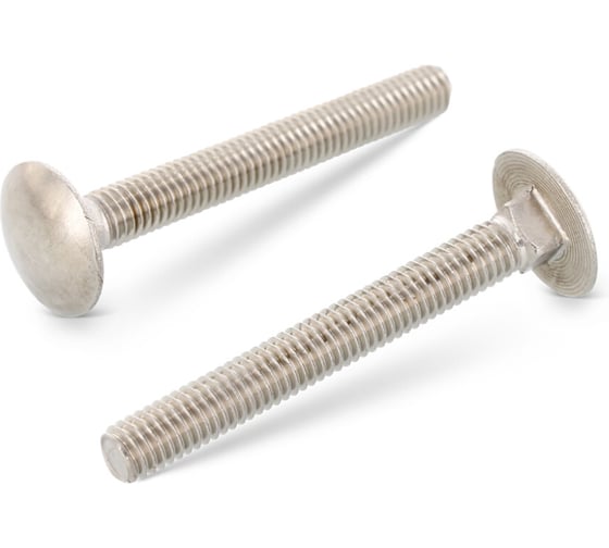 Изображение товара Болт мебельный EDELFIX DIN 603 M5x16 мм А2, нерж. с полукр. гол и квадр. подгол. 40 шт. 6032516 40