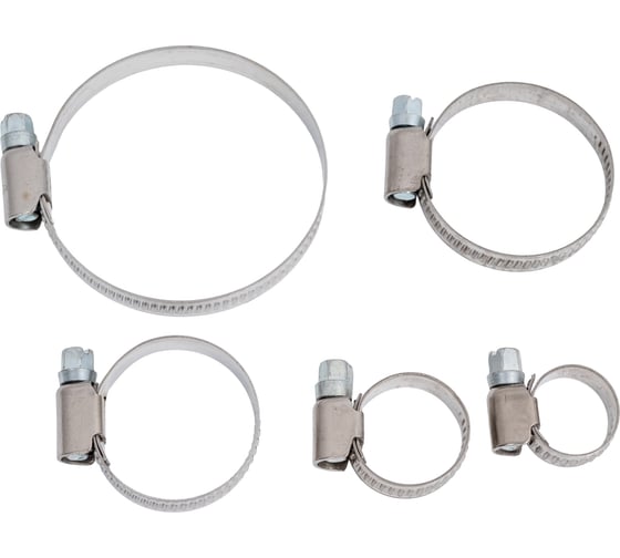 Изображение товара Набор червячных хомутов Крепсталь 20 шт. ND004