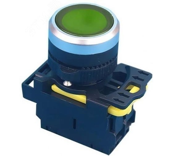 Изображение товара Кнопка возвратная ANDELI LA115-A5-10BN зеленый 1НО 1NO IP65 артикул ADL10-260