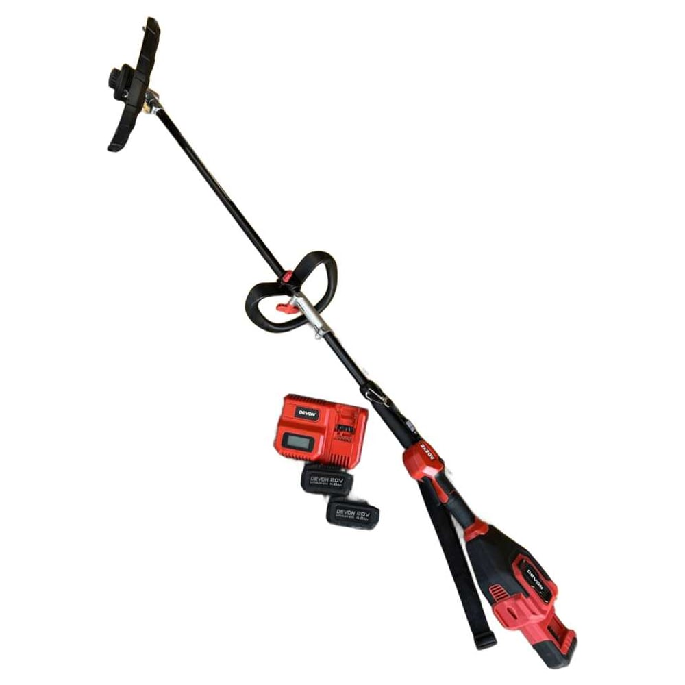 Изображение товара Аккумуляторный триммер DEVON 2 АКБ 4 Ач 4825-Li-40-SET профессиональный