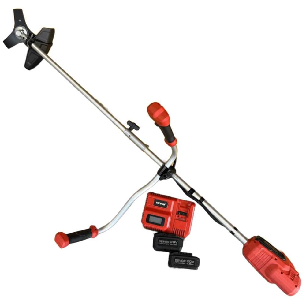 Изображение товара Аккумуляторный ручной триммер DEVON 2 АКБ 4 Ач, З/У, 4822-LI-20-SET