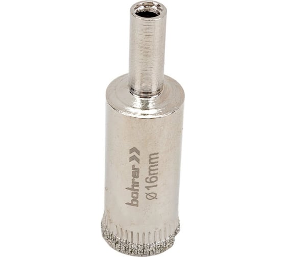 Изображение товара Коронка алмазная по стеклу и кафелю 16 мм BOHRER 32050160