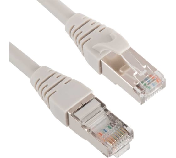 Изображение товара Патч-корд Advant кат. 5е, F/UTP, 4 пары (AWG24), многожильный, оболочка PVC, цвет: серый, длина: 2 м ADV5е-FPC02-PG