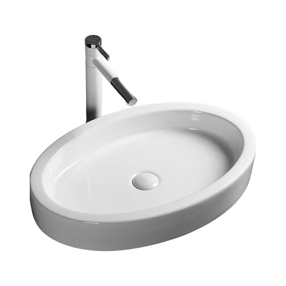 Изображение товара Раковина накладная Cerutti SPA Ceruttispa 63 см, белый 9585