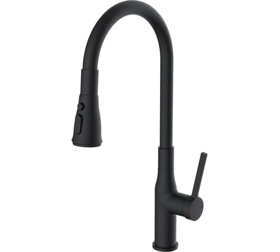 Изображение товара Смеситель для кухни ECONOCE D35, серия 730 черный EC0733BL