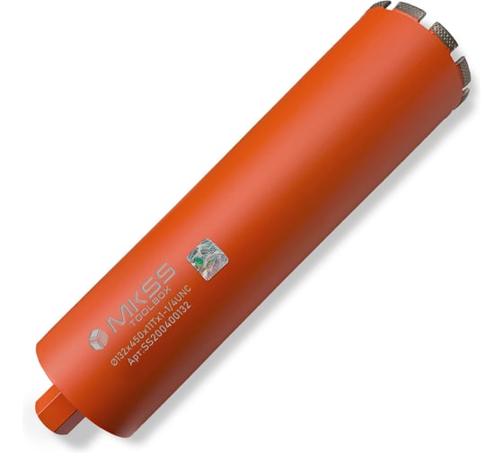 Изображение товара Коронка алмазная по армированному бетону MKSS Toolbox SS2004 ArmBeton 132x450x11Tx1-1/4 UNC MKSS SS20040132